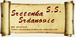 Sretenka Srdanović vizit kartica
